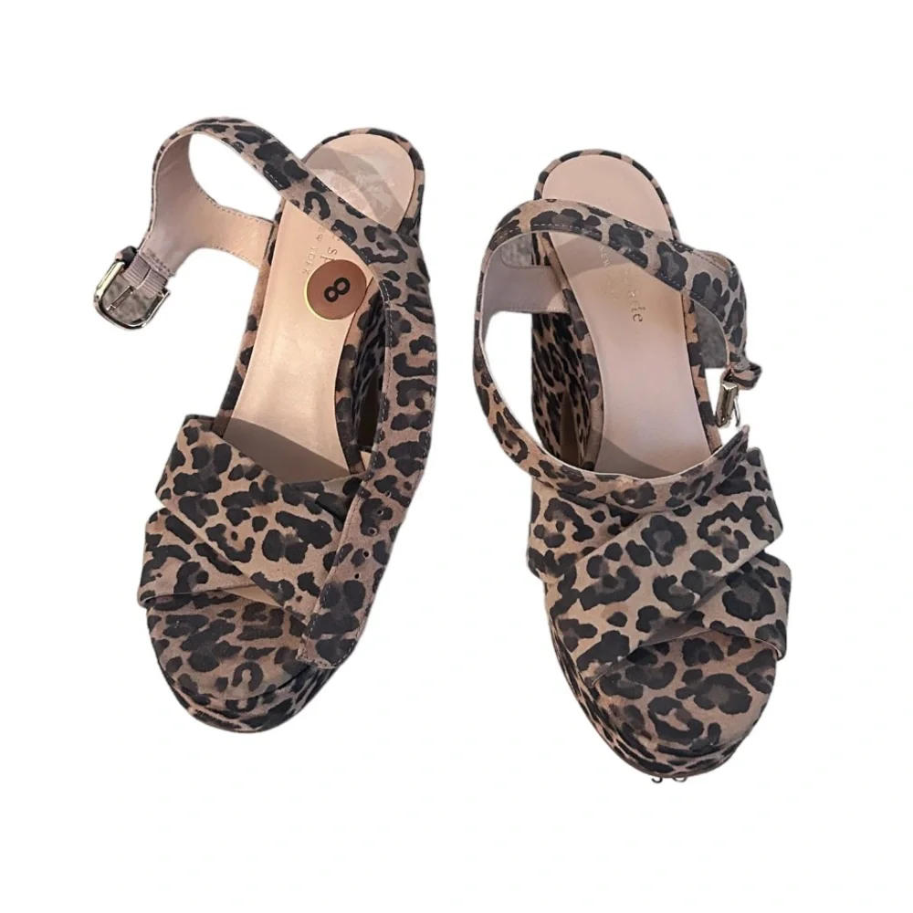 Kate Spade Grace Leopard Platform Sandals